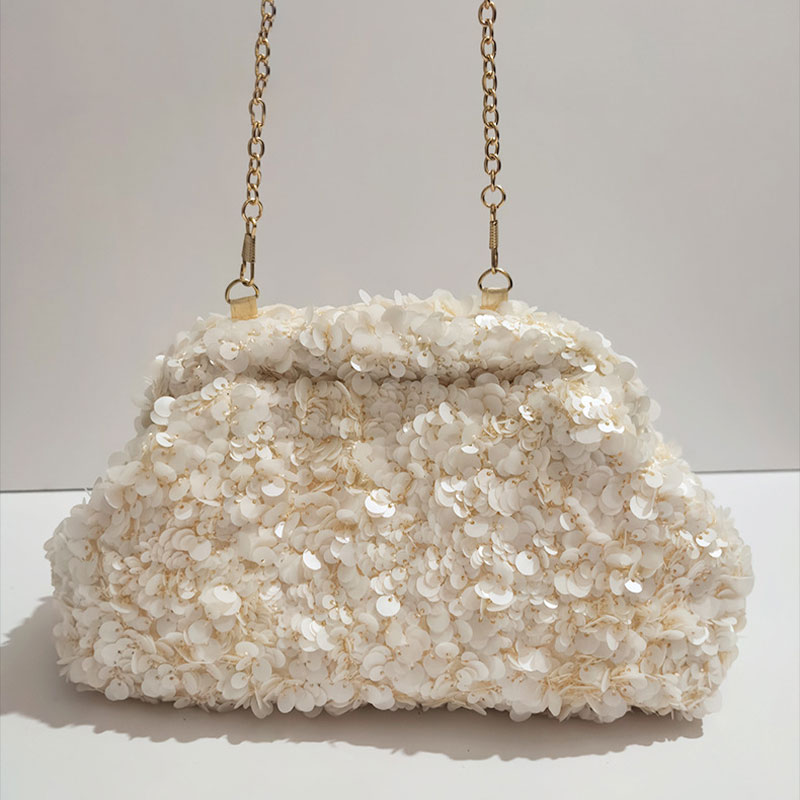 Sequined Clutch Bag New Women  – Evening Bag Beaded recenzja i cena