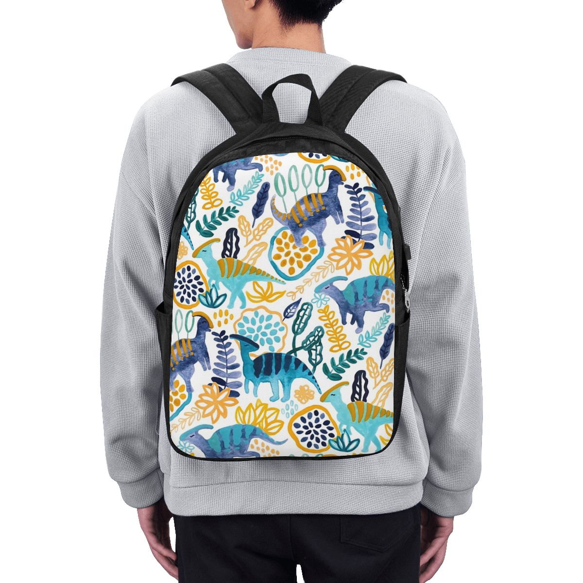Gouache Parasaurolophuses Back – Women Bags For Laptop recenzja i cena