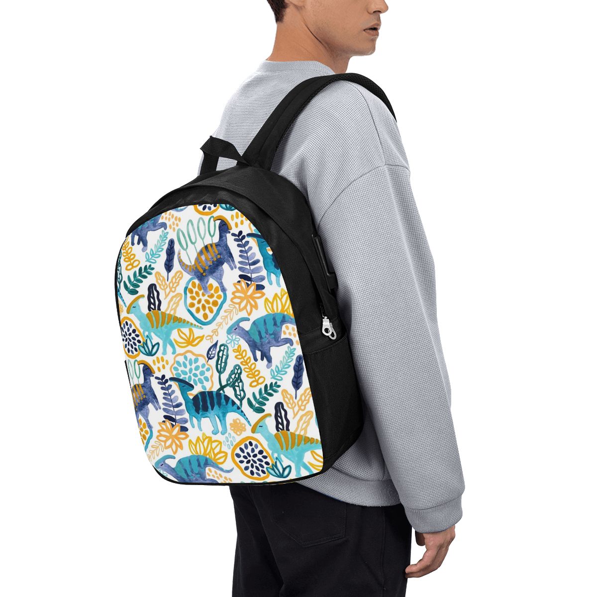Gouache Parasaurolophuses Back – Women Bags For Laptop recenzja i cena