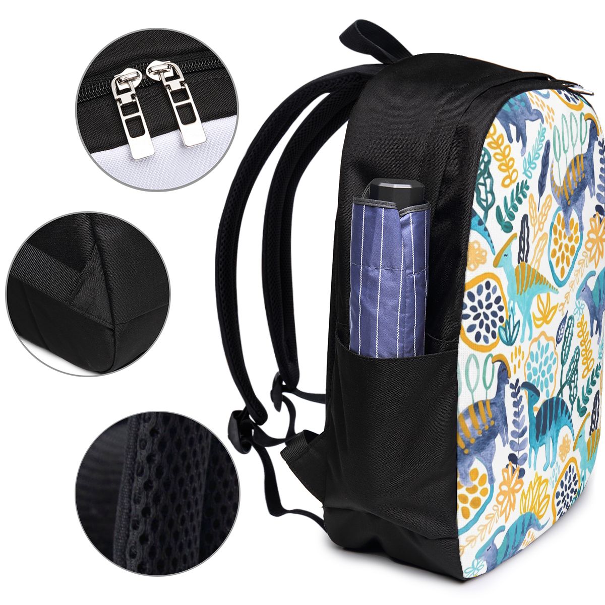 Gouache Parasaurolophuses Back – Women Bags For Laptop recenzja i cena