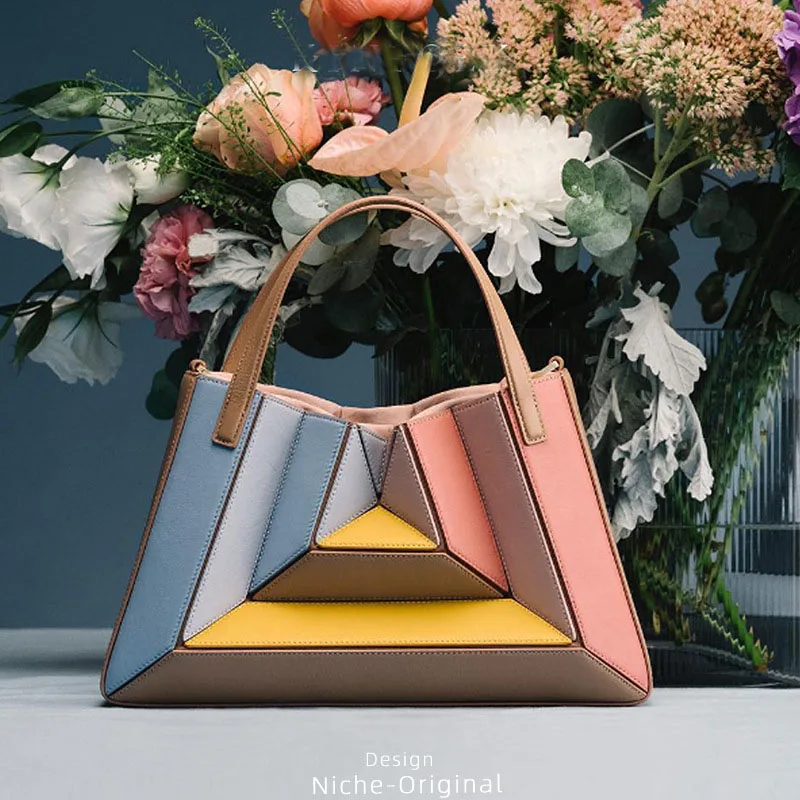Luxury Colorful Vivid Stripped – Women Bags Polene recenzja i cena