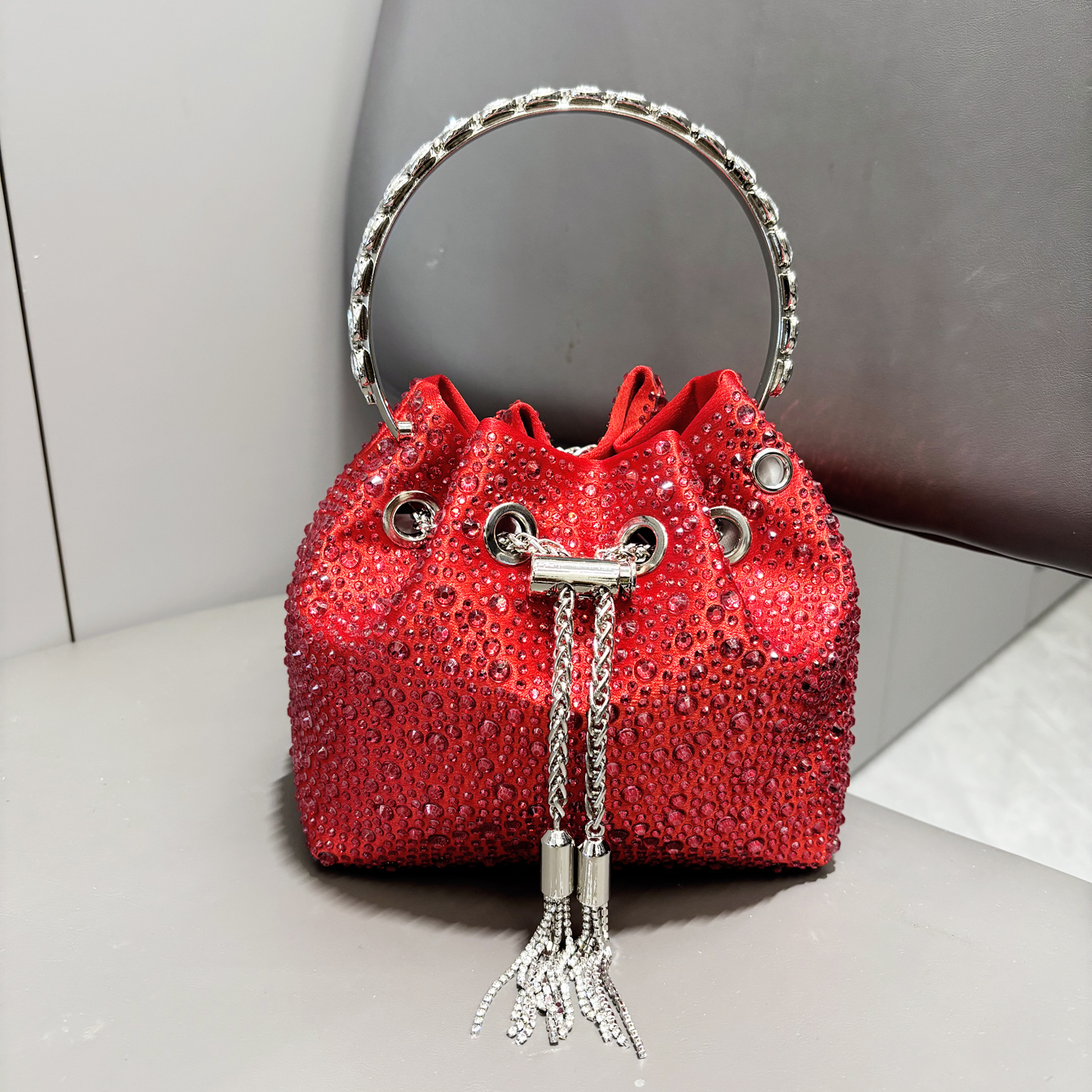Handle Rhinestones Evening clu – Evening Bag Beaded recenzja i cena