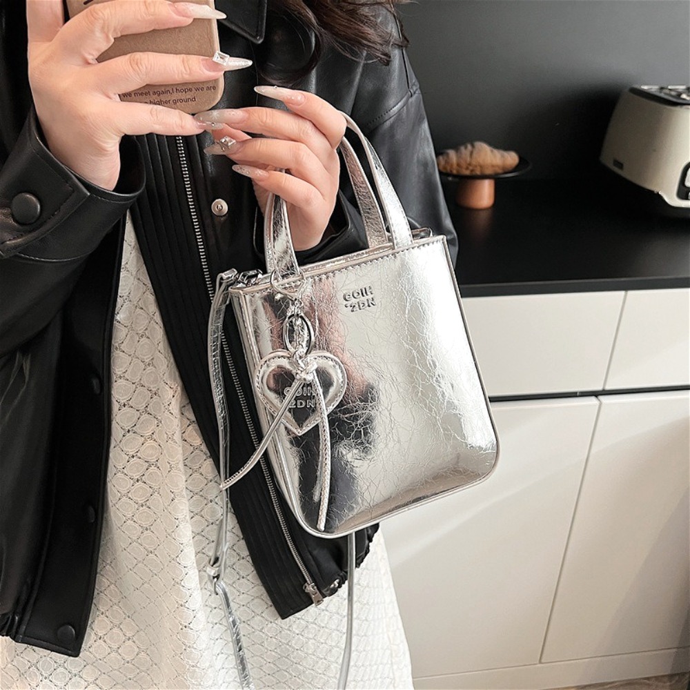 Korean Women Bag Silver Mini S – Women'S Vogue Bags recenzja i cena
