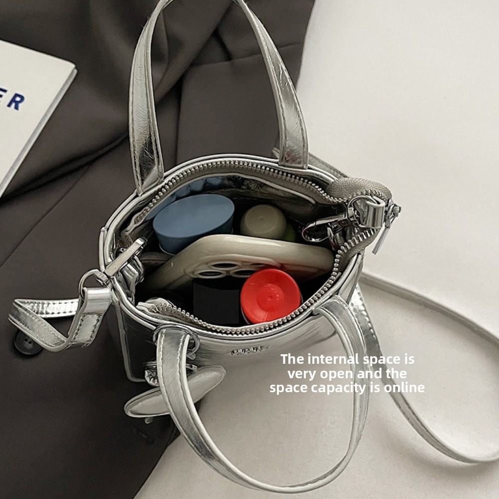 Korean Women Bag Silver Mini S – Women'S Vogue Bags recenzja i cena